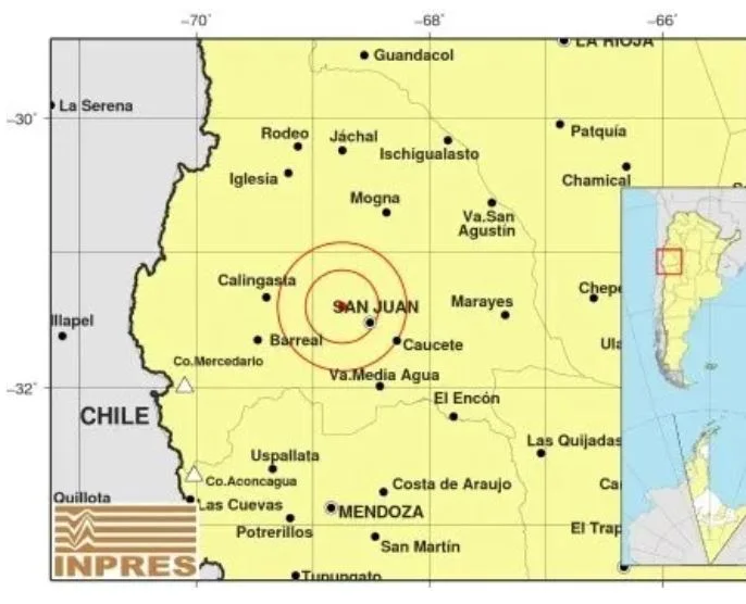 Nuevo terremoto en la provincia de San Juan
